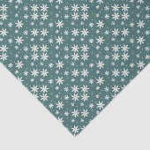 Green Daisy Patterned gift Tissuepapier (Detail)