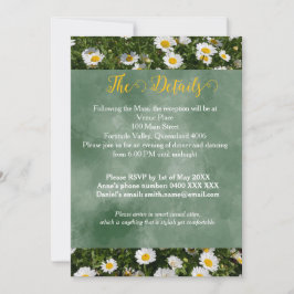 Green Daisy Portrait detailkaart Kaart