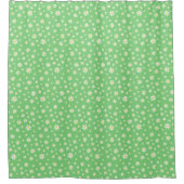 Green Daisy Shower Curtain Douchegordijn (Voorkant)