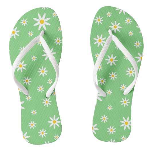 Green Daisy-Teenslippers Teenslippers (Voetbed)