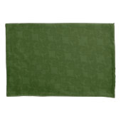 Green Damask Bows omkeerbaar Kussensloop (Voorkant)