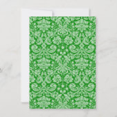 Green Damask Kaart (Achterkant)