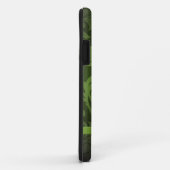 Green Damask met naam Case-Mate iPhone Case (Achterkant/rechts)