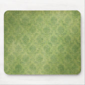 Green Damask Mousepad Muismat (Voorkant)