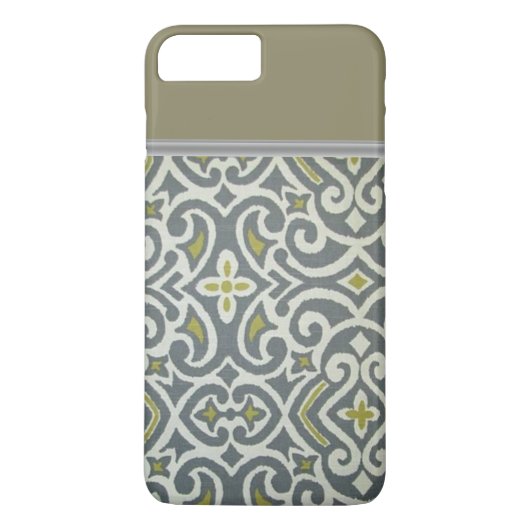 Green Damask-telefoondraagtas Case-Mate iPhone Case (Achterkant)