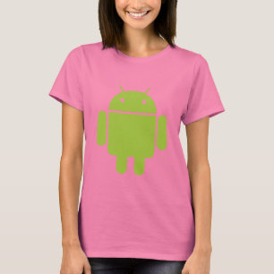 Green Dames Petite Android T-Shirt