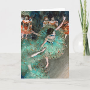 Green Dancer (Danseuse Verte) Edgar Degas Kaart