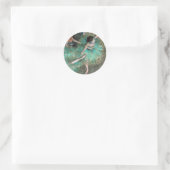 Green Dancer (Danseuse Verte) Edgar Degas Ronde Sticker (Tas)