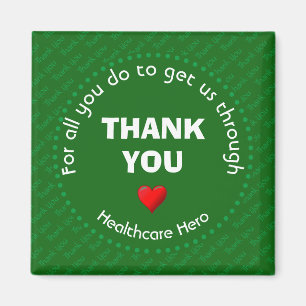 Green DANK JOU Healthcare Hero Magneet