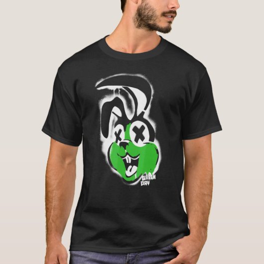 Green Day Geweldige Bunny T-shirt (Voorkant)