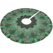 Green Decorative Tree Skirt Kerstboom Rok (Gekanteld)
