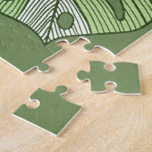 Green Denim Legpuzzel (Zijkant)