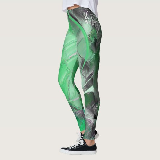 Green Designer Leggings (Links)