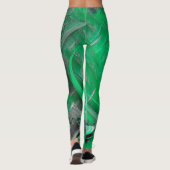 Green Designer Leggings (Achterkant)