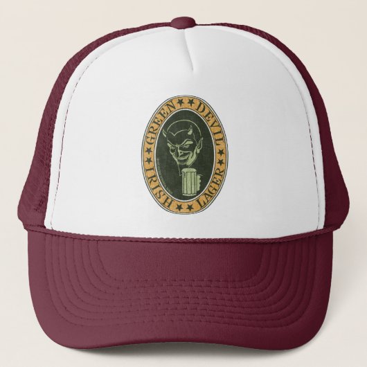 Green Devil Lager Trucker Pet (Voorkant)