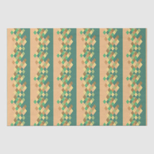 Green Diamonds Tissuepapier