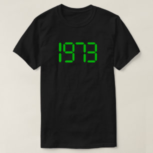 Green Digital 1973 Abortion Rights T-Shirt