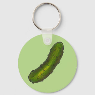Green Dill Pickle Foodie Kosher Deli Pickles Sleutelhanger