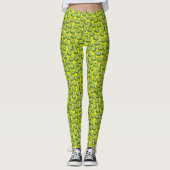 Green Dill Pickles Novelty Leggings (Voorkant)