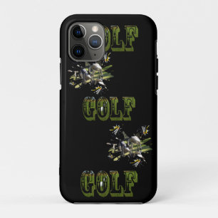 Green Dimensional Golf Afbeelding logo, iPhone 11 Pro Hoesje