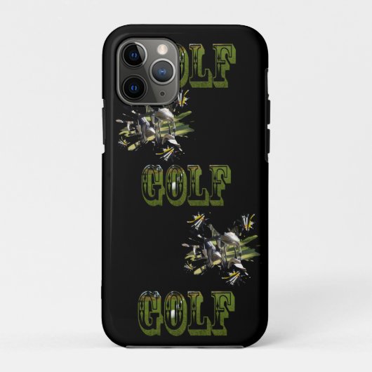Green Dimensional Golf Afbeelding logo, Case-Mate iPhone Case (Achterkant)