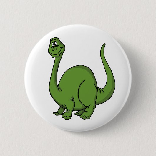 Green Dino Ronde Button 5,7 Cm (Voorkant)