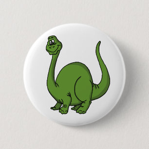 Green Dino Ronde Button 5,7 Cm