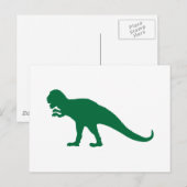 Green Dinosaur Briefkaart (Voorkant / Achterkant)