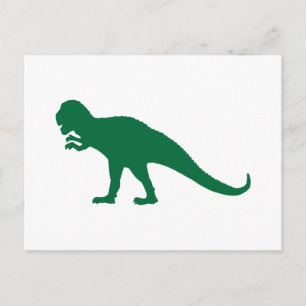 Green Dinosaur Briefkaart