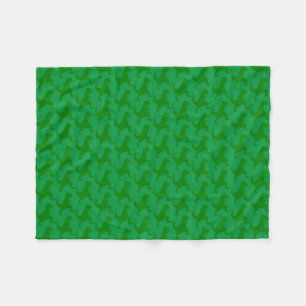 Green Dinosaur kerstvleece Blanket Fleece Deken