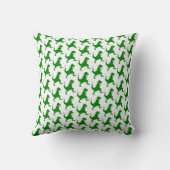 Green Dinosaur Kussen (Achterkant)