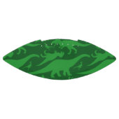 Green Dinosaur Pattern American Football (Paneel)