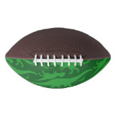 Green Dinosaur Pattern American Football (Voorkant)