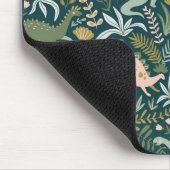 Green Dinosaur Pattern Muismat (Hoek)