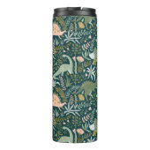 Green Dinosaur Pattern Thermosbeker (Achterkant)