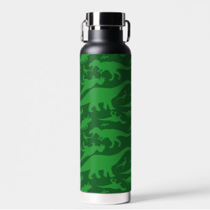 Green Dinosaur Pattern Waterfles