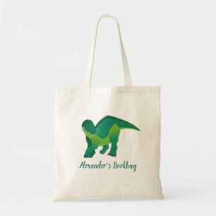 Green Dinosaur personaliseren Tote Bag