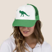 Green Dinosaur Trucker Pet (In situ)