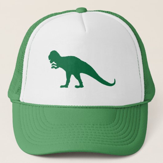 Green Dinosaur Trucker Pet (Voorkant)