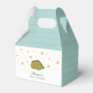 Green Dinosaur Twinkle Stars Gender Neutral Baby Bedankdoosjes