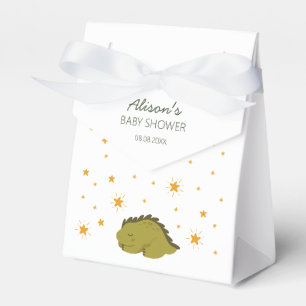 Green Dinosaur Twinkle Stars Gender Neutral Baby Bedankdoosjes