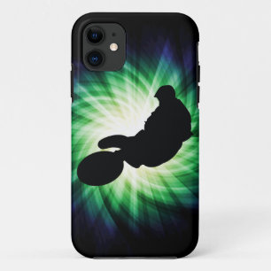 Green Dirt Bike iPhone 11 Hoesje