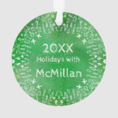 Green DIY Black Rabbit Holiday Tree  (dos)