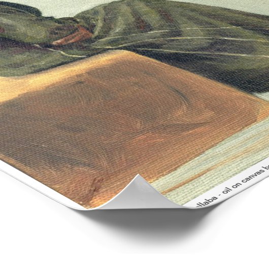 Green Djellaba Poster (Hoek)