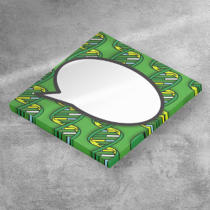 Green DNA Speech Bubble Medical Science Post-it® Notes