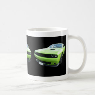 Green Dodge Challenger Mok