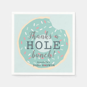 Green Donut Baby shower Dank u Servet