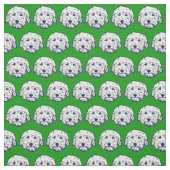 Green DOOD hond Stof (Swatch)