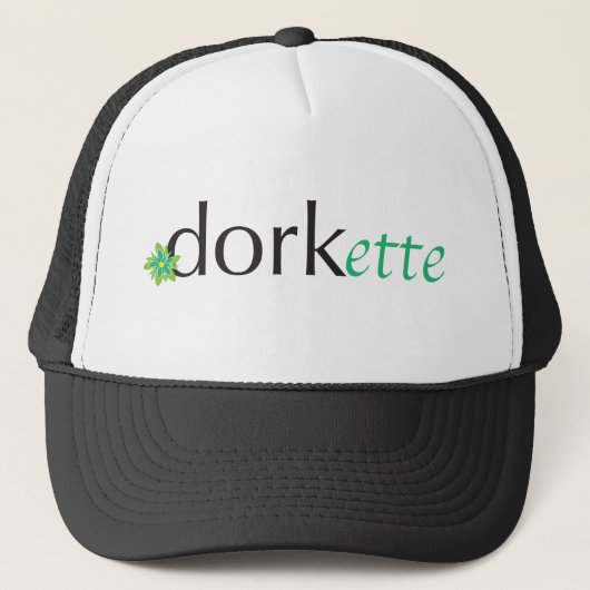 Green Dorkette Trucker Pet (Voorkant)