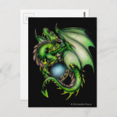 Green Dragon Circle.jpeg Briefkaart (Voorkant / Achterkant)